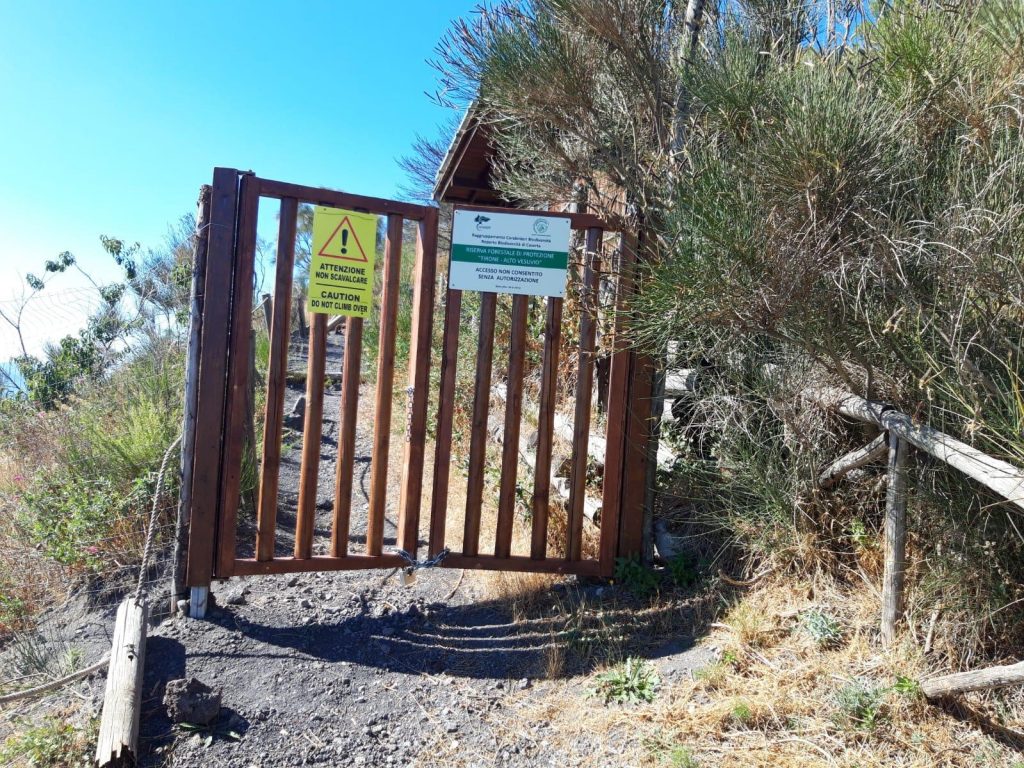 Strada Matrone chiusa per lavori